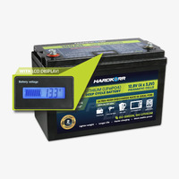 HARDKORR 100AH High Discharge Lithium (LIFEPO4) Deep Cycle Battery Next Gen Portable Power