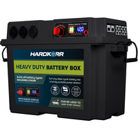 Heavy Duty Battery Box - Black