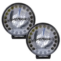 LIGHTFORCE HTX2 Hybrid Driving Light Kit + Bonuses