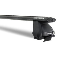 RHINO VORTEX 2500 Black 2 Bar Roof Rack Kit (Isuzu D-Max TF SX)