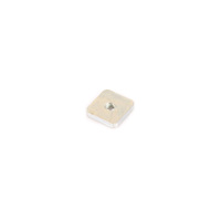 M6 20mm x 20mm x 3.5mm Square Carac Nut (10 Pack)