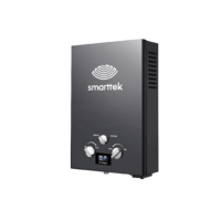 Smarttek Black Portable Shower - Steaming Hot Water Wherever You Go