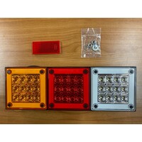 LED Tail Lights  Brake / Turn / Reverse (EACH) "Plug & Play" 12/24v Amber / Red / Clear