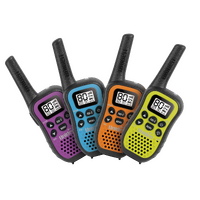 Uniden 80 Channel UHF CB Handheld Radio (Walkie-Talkie) with Kid Zone – Quad Colour Pack