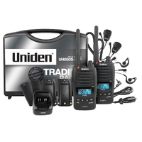 Uniden 5 Watt UHF Waterproof CB Handheld – Tradies Pack