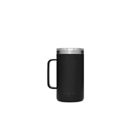 BLACK 24oz (710ml) Mug With Lid