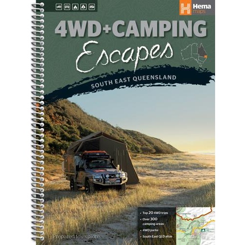 Hema  4WD + Camping Escapes South East Queensland - 176 Pages