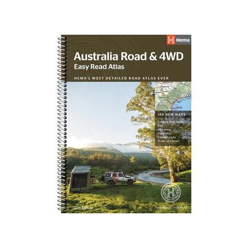 Australia Road & 4WD Easy Read Atlas