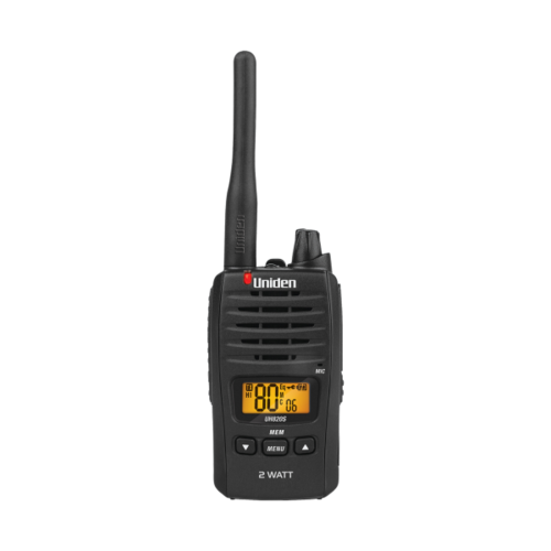 Uniden UHF Handheld Radio 80 Channels 2 Watt x1ea
