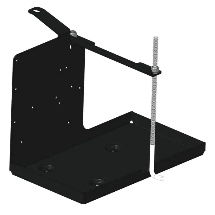 TOYOTA LANDCRUISER 200s BATTERY FRAME STEEL BLACK