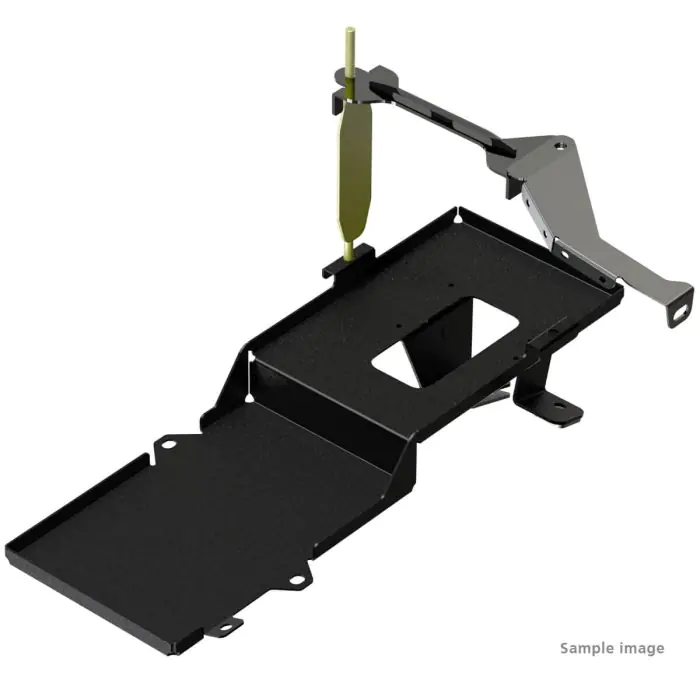 ISUZU D-MAX BATTERY FRAME STEEL BLACK