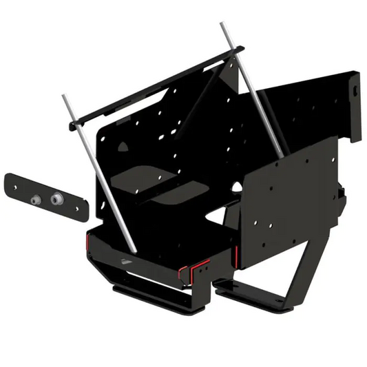 TOYOTA LANDCRUISER VDJ 76/78/78 BATTERY FRAME STEEL BLACK