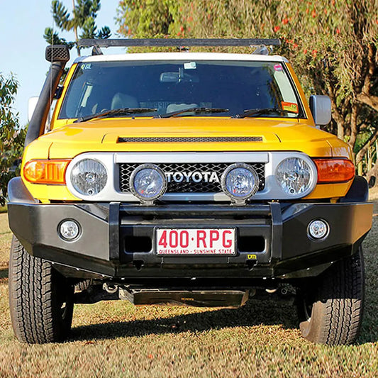 TJM Bull Bar T3 Black Steel Suits Toyota FJ Cruiser GSJ15R (03/11-08/16)