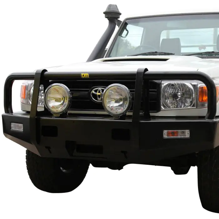 TOYOTA LANDCRUISER 70 Series (2007-2023)-TJM OUTBACK STEEL BULLBAR