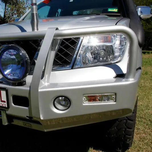 TJM "Outback" Bull Bar Black Steel Suits Nissan Navara & Pathfinder (2010-2015)