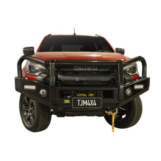 ISUZU D-MAX RG (05/24) TJM OUTBACK BULL BAR BLACK STEEL