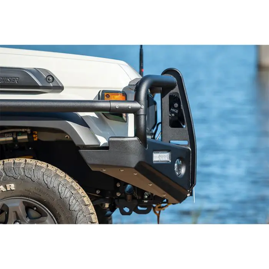 TJM OUTBACK BULL BAR BLACK STEEL