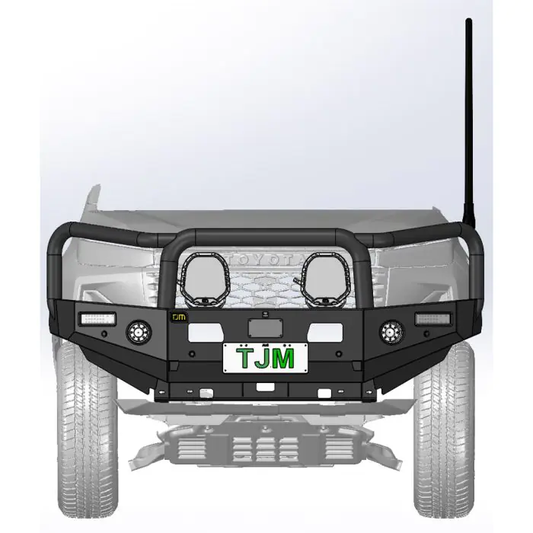 TOYOTA HILUX 9TH GEN (2026+) TJM TRADESMAN BULL BAR BLACK STEEL