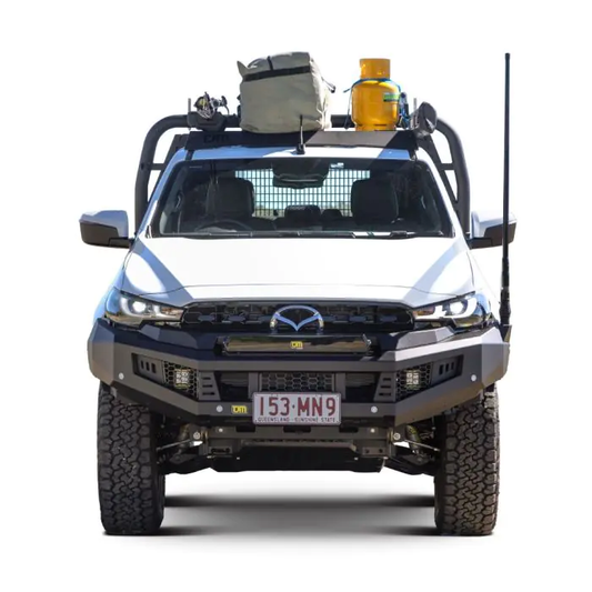 MAZDA BT-50 TF 02/25-On TJM VENTURER BULL BAR BLACK STEEL