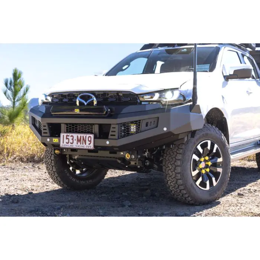 MAZDA BT-50 TF 02/25-On TJM VENTURER BULL BAR BLACK STEEL