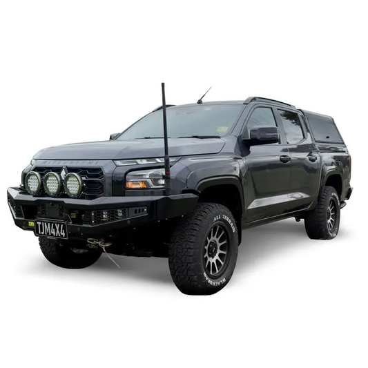 MITSUBISHI TRITON MV (2024+) TJM VENTURER BULL BAR BLACK STEEL