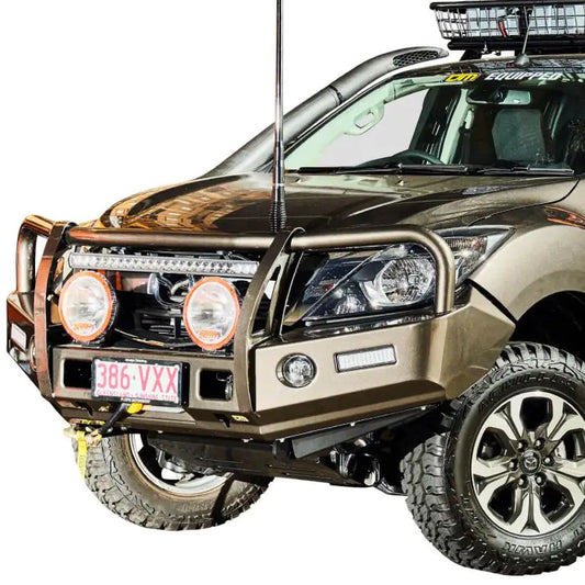 TJM Outback Bull Bar Black Steel