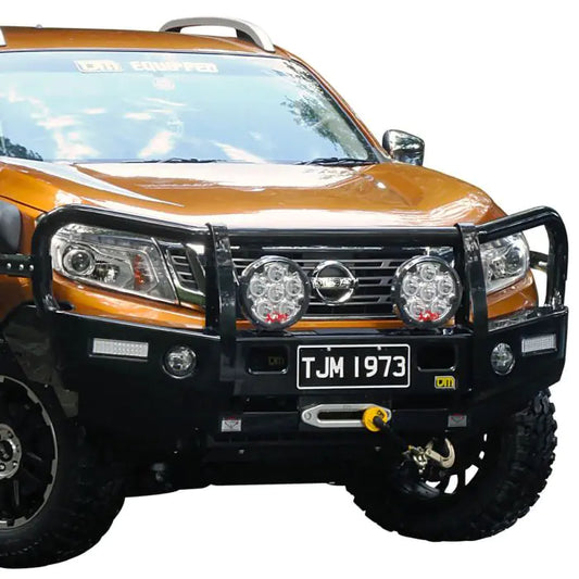 TJM Outback Bull Bar Black Steel
