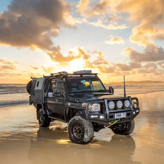 TJM Outback Bull Bar Black Steel