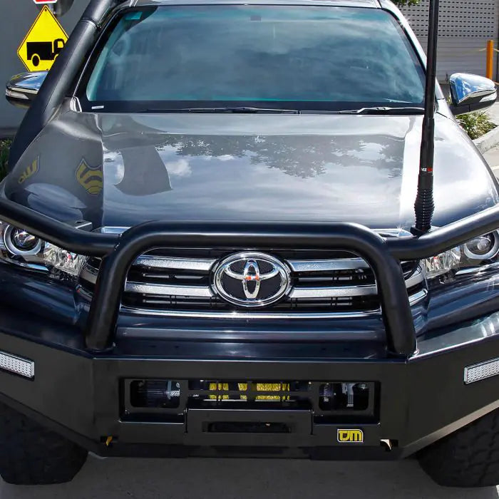 TJM Tradesman Bull Bar Black Steel