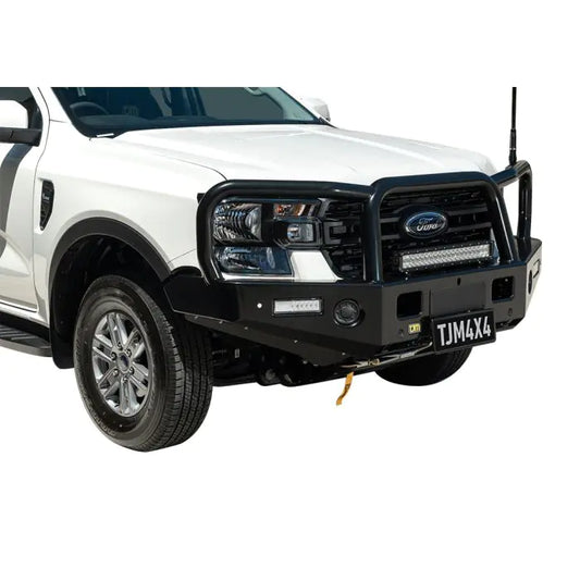 TJM Tradesman Bull Bar Black Steel