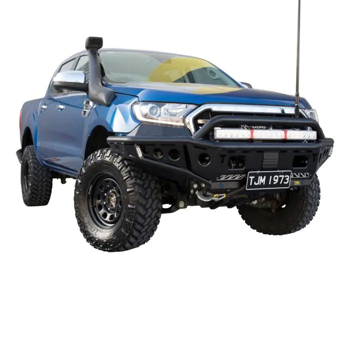 TJM Chaser Bull Bar Black Steel