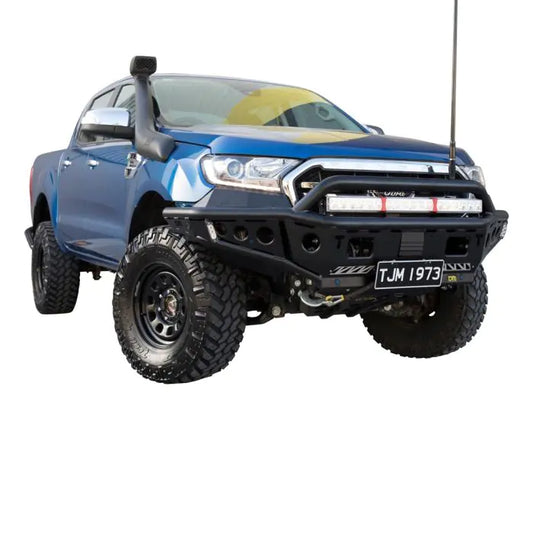 TJM Chaser Bull Bar Black Steel