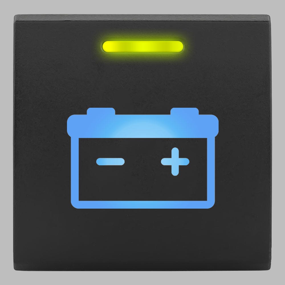 TOYOTA SQUARE TYPE STEDI PUSH SWITCH-DUAL BATTERY