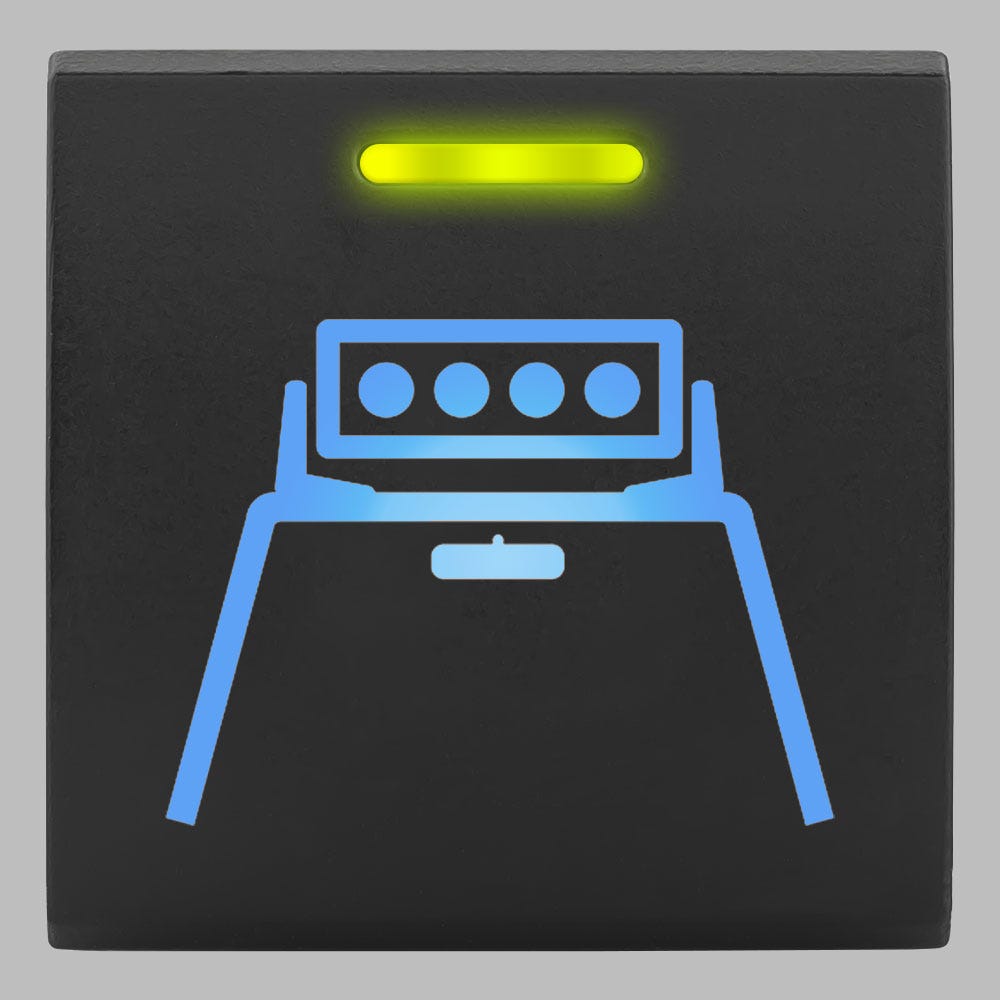 TOYOTA SQUARE TYPE STEDI PUSH SWITCH-ROOF LIGHTS