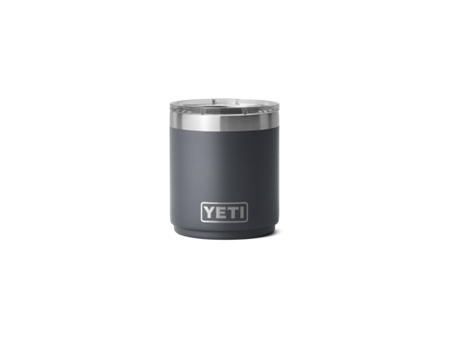 YETI RAMBLER 10OZ LOWBALL CHARCOAL 2.0