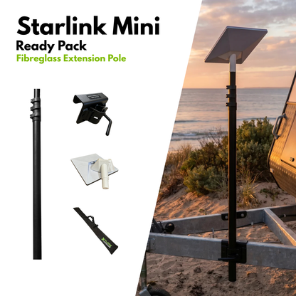 XPLORE STARLINK MINI READY PACK WITH FIBREGLASS EXTENSION POLE