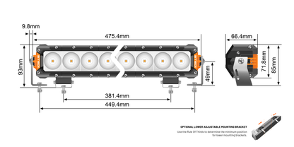 STEDI ST3301 PRO 12 LED LIGHT BAR 18.6"