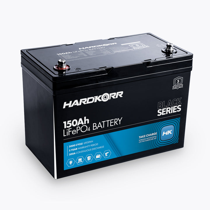 HARDKORR BLACK SERIES 150AH LITHIUM BATTERY (LiFePO4)