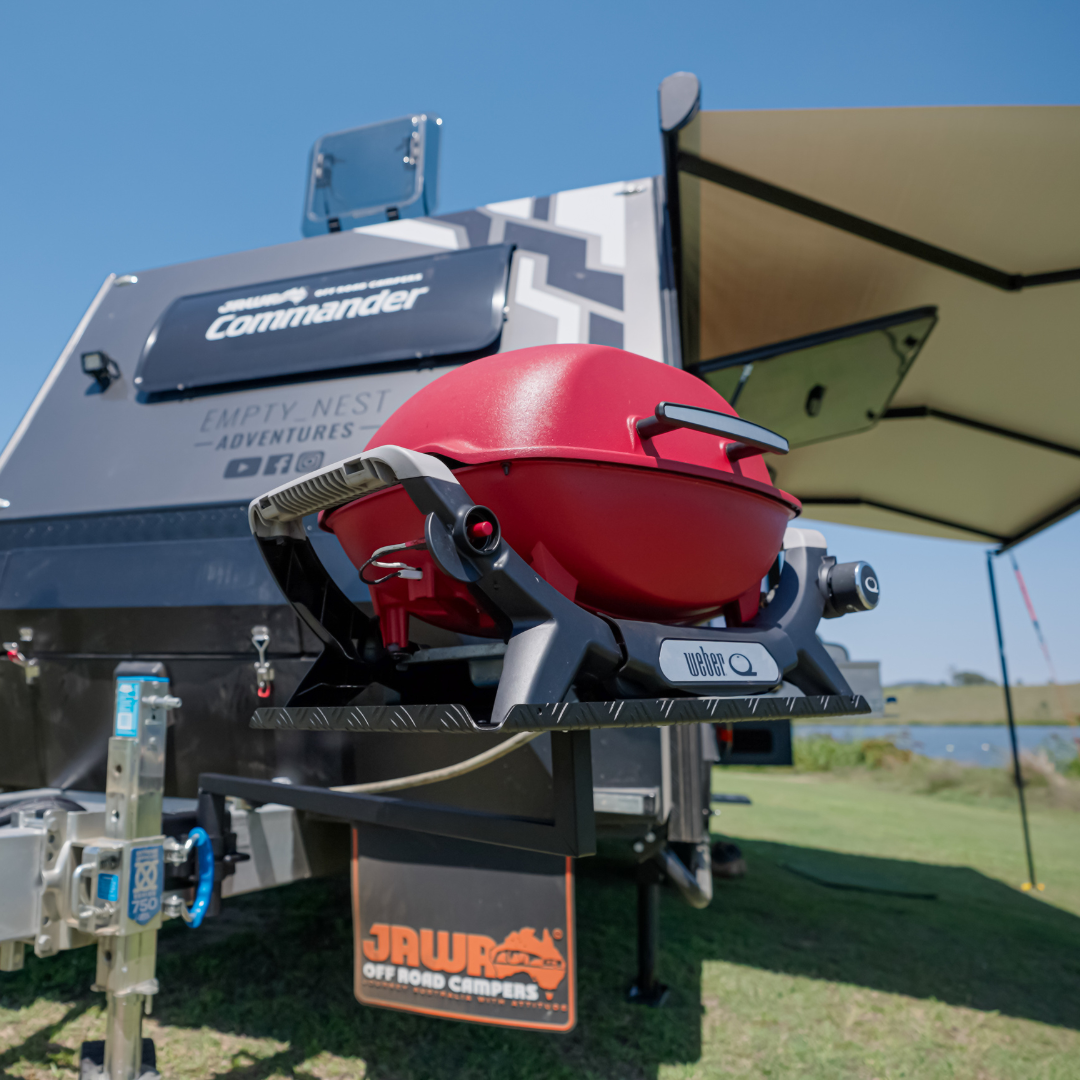 BBQARM KIT FOR CARAVAN OR TRAILER