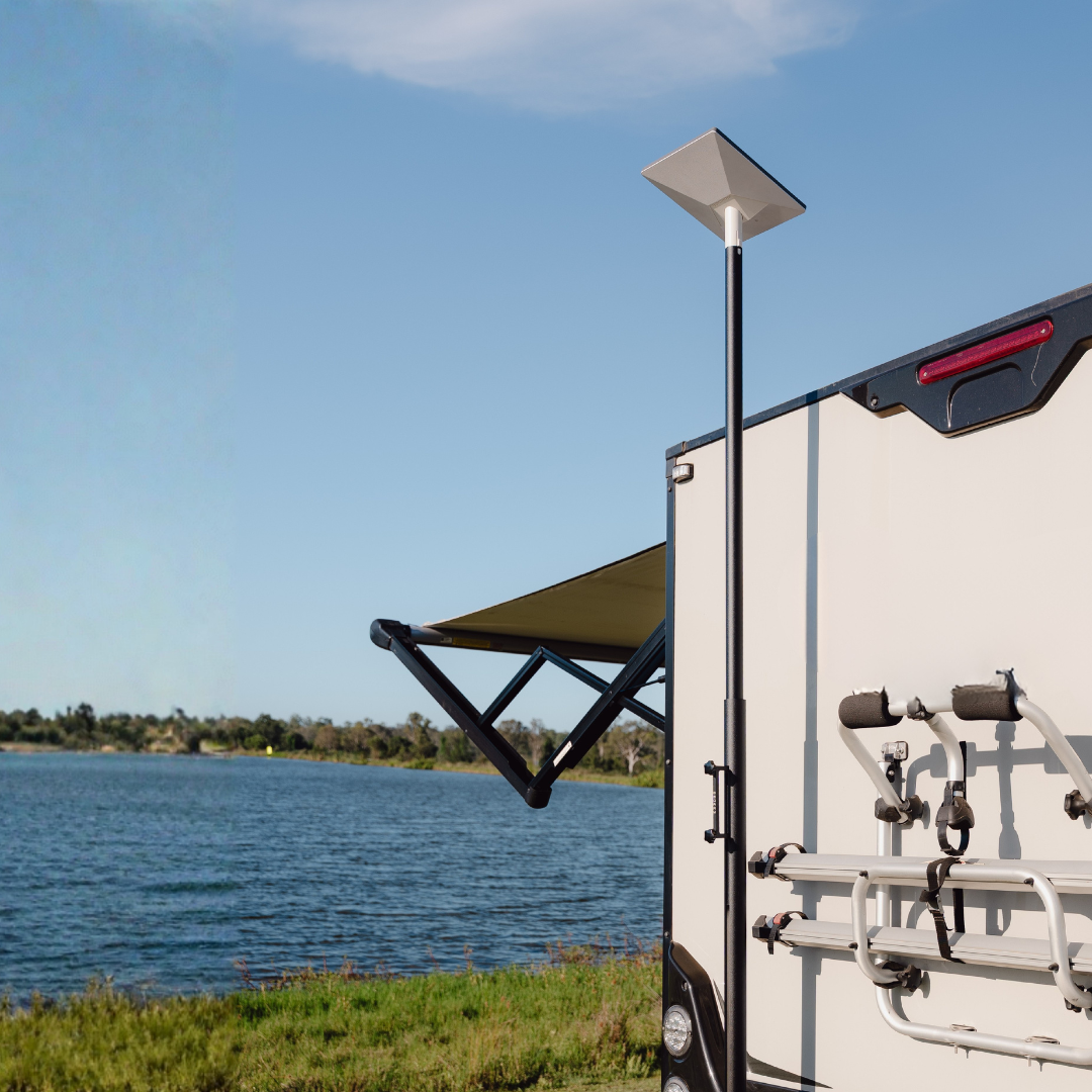 BBQARM STARLINK MINI READY PACK WITH TELESCOPIC STARLINK RV POLE