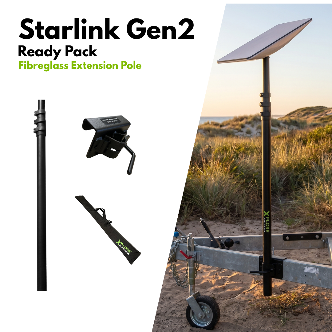 XPLORE STARLINK GEN 2 READY PACK WITH FIBREGLASS EXTENSION POLE