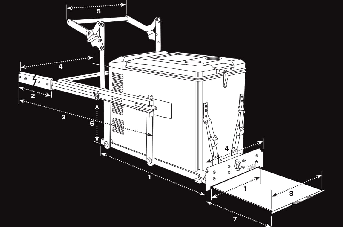 MSA DS45 DROP SLIDE WITH SLIDING TABLE