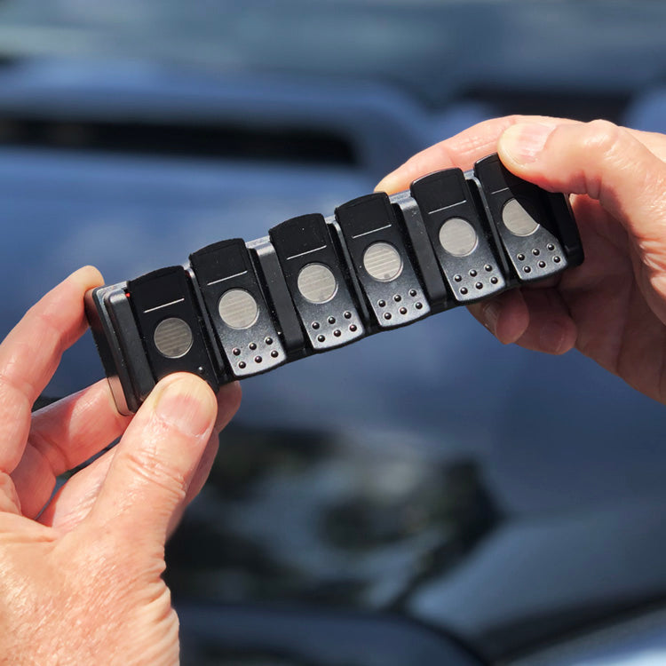 TRIGGER SIX SHOOTER SWITCH PANEL