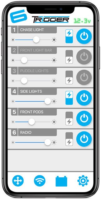TRIGGER SIX SHOOTER SWITCH PANEL