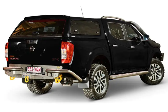 NISSAN NP300 (2015-2020) DUAL CAB AEROKLAS STYLISH CANOPY L/L COSMIC BLACK G42