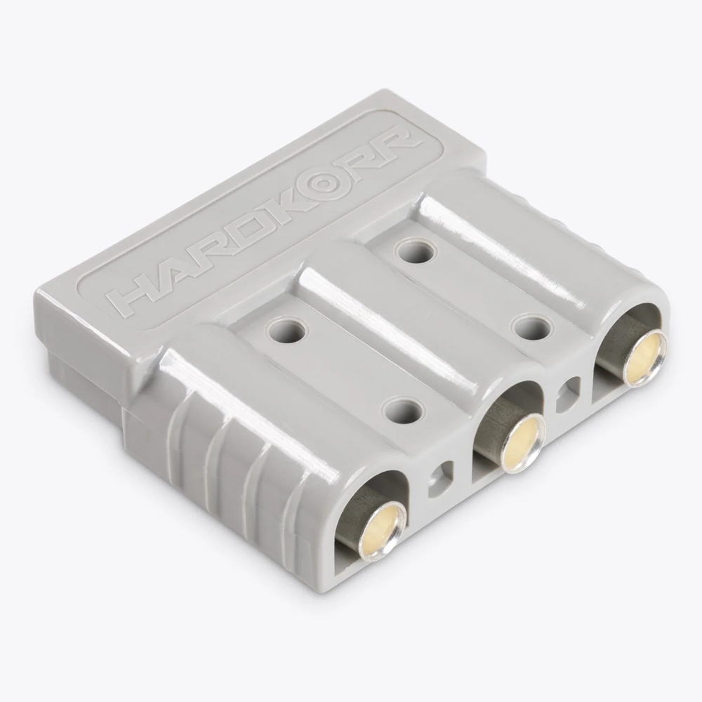 HARDKORR 3 PIN 50A ANDERSON PLUG - GREY