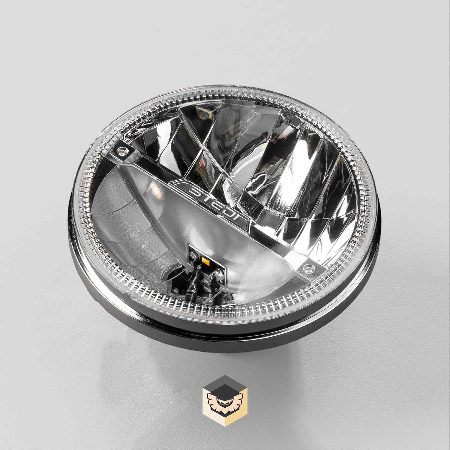 STEDI HOMAGE 7" LED HEADLIGHT  CHROME (3000K)
