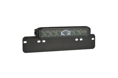 NARVA 10" EX2 BLACKOUT SINGLE ROW LIGHT BAR WITH LICENCE PLATE BRACKET