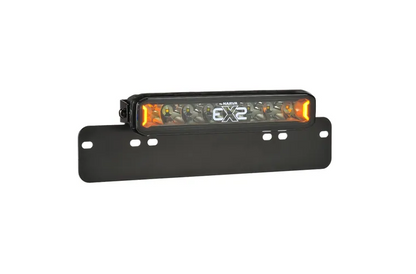 NARVA 10" EX2 BLACKOUT SINGLE ROW LIGHT BAR WITH LICENCE PLATE BRACKET