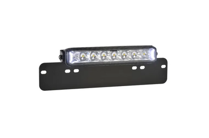 NARVA 10" EX2 BLACKOUT SINGLE ROW LIGHT BAR WITH LICENCE PLATE BRACKET